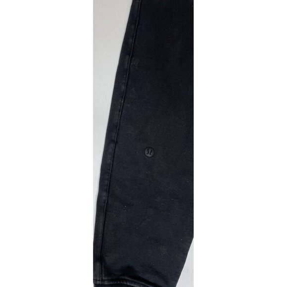 Lululemon Women's 2 Black Ready To Fleece Joggers Sweatpants Pima Cotton - Picture 6 of 9